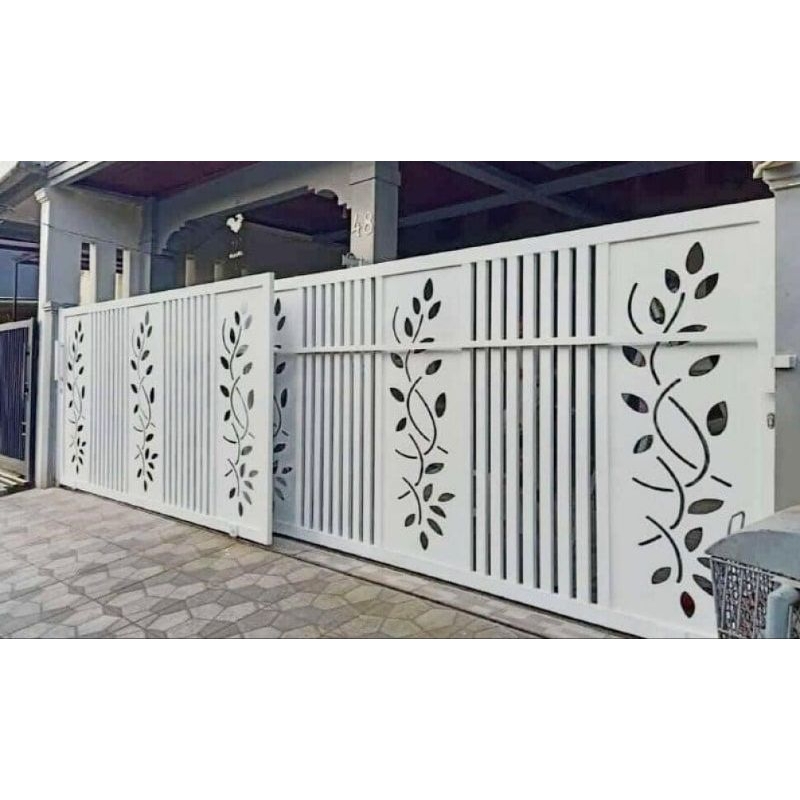 PINTU PAGAR BESI MINIMALIS MODERN