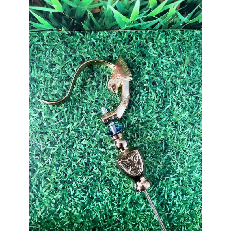 GANTUNGAN LIPAT MOTIF GARUDA LENGKAP PION RAJAWALI GOLD UNTUK CANTOLAN SANGKAR BURUNG BURUNG MURAI L