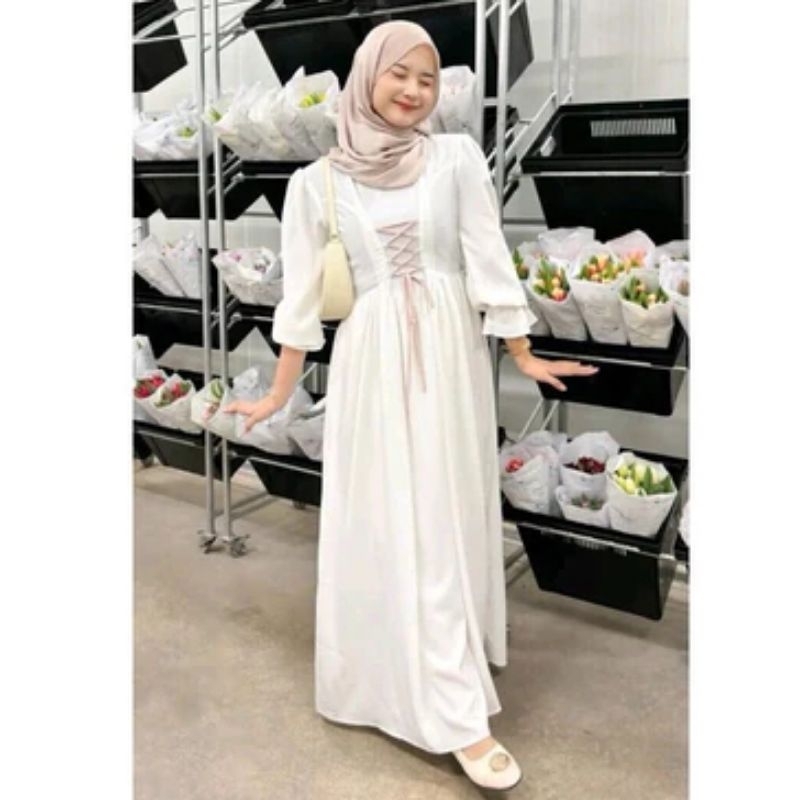 dreess NAURA //dress muslim // gamis muslim