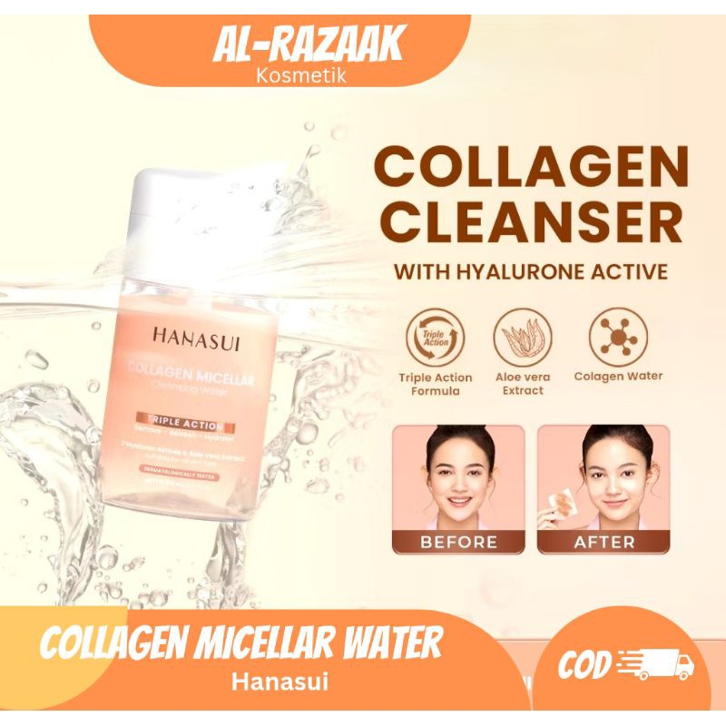 Hanasui Collagen Micellar Water - Pembersih Muka Micellar Water