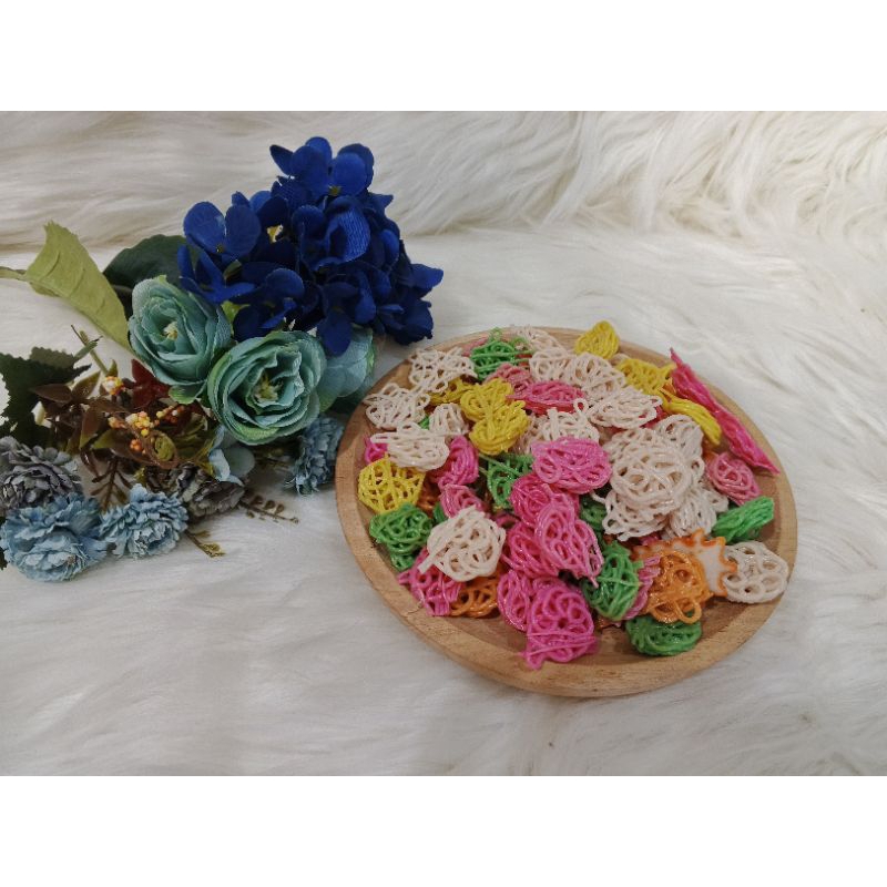 

kerupuk mentah mawar mini warna 250gr