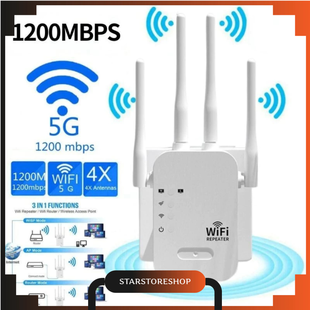 Penguat Sinyal Wifi 300M WIFI Repeater Wireless Wifi Range Extender Router Repeater Wifi 5G 2.4G