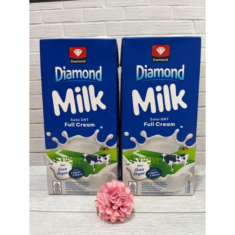 

Diamond UHT Full Cream 1 L | Ultra Milk Full Cream 1 L | Grandairy Foaming Milk 1 L