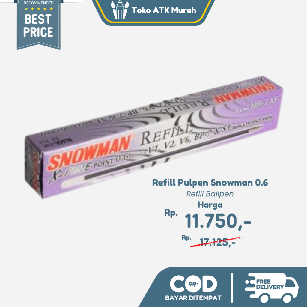 

Refill Pulpen Snowman 0.6