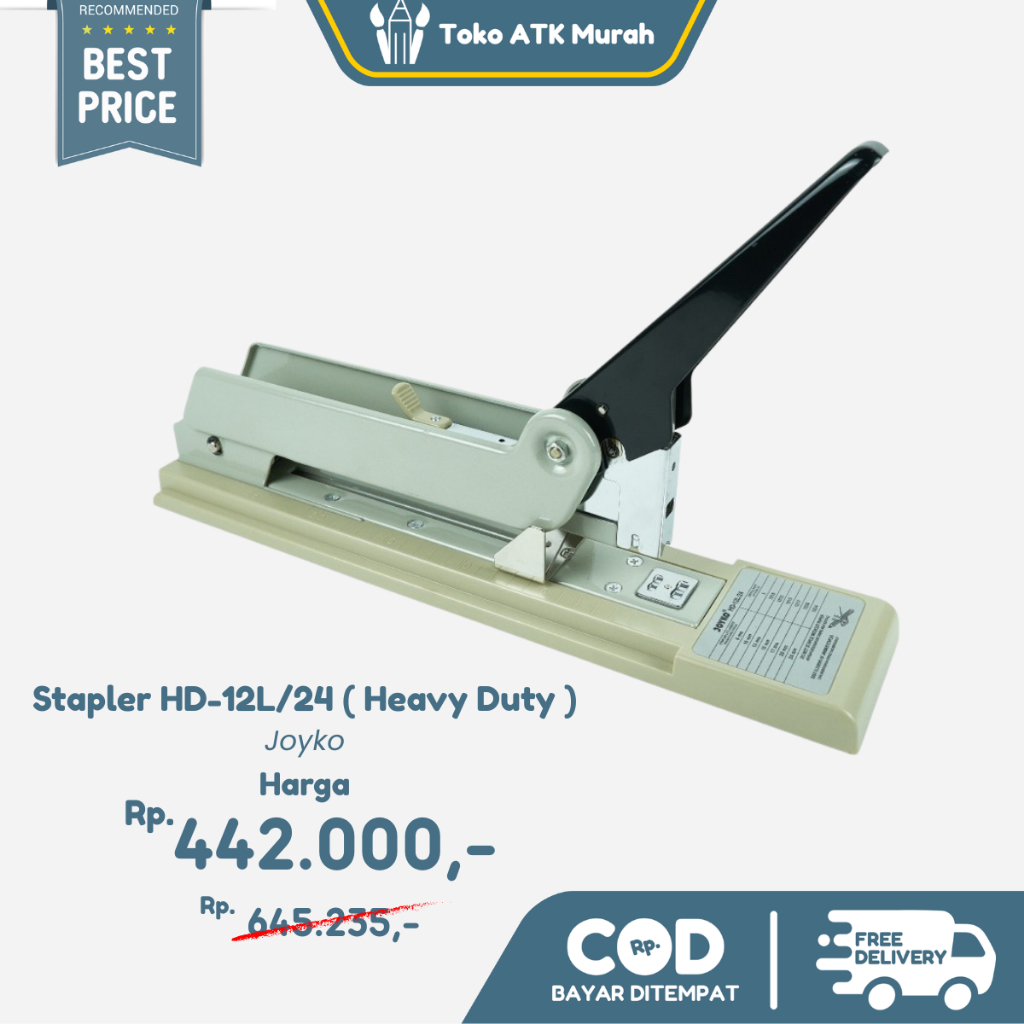 

Joyko Stapler HD-12L/24 ( Heavy Duty )