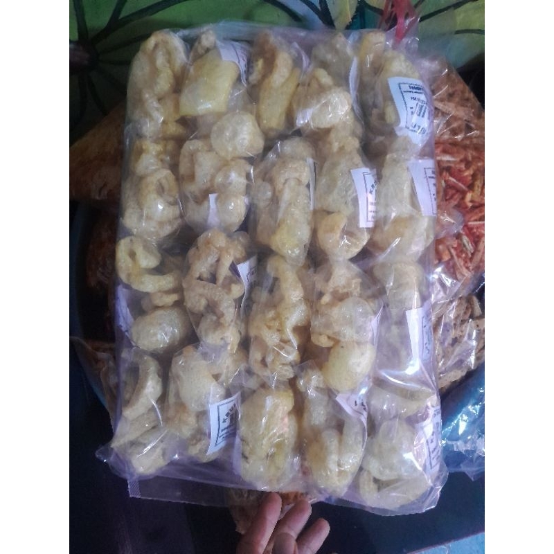 

kerupuk kulit sapi - dorokdok kulit sapi isi 20