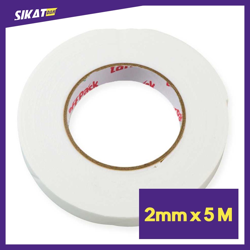 

[ 2mm x 15M ] Double Tape Adhesive taffPack J4703