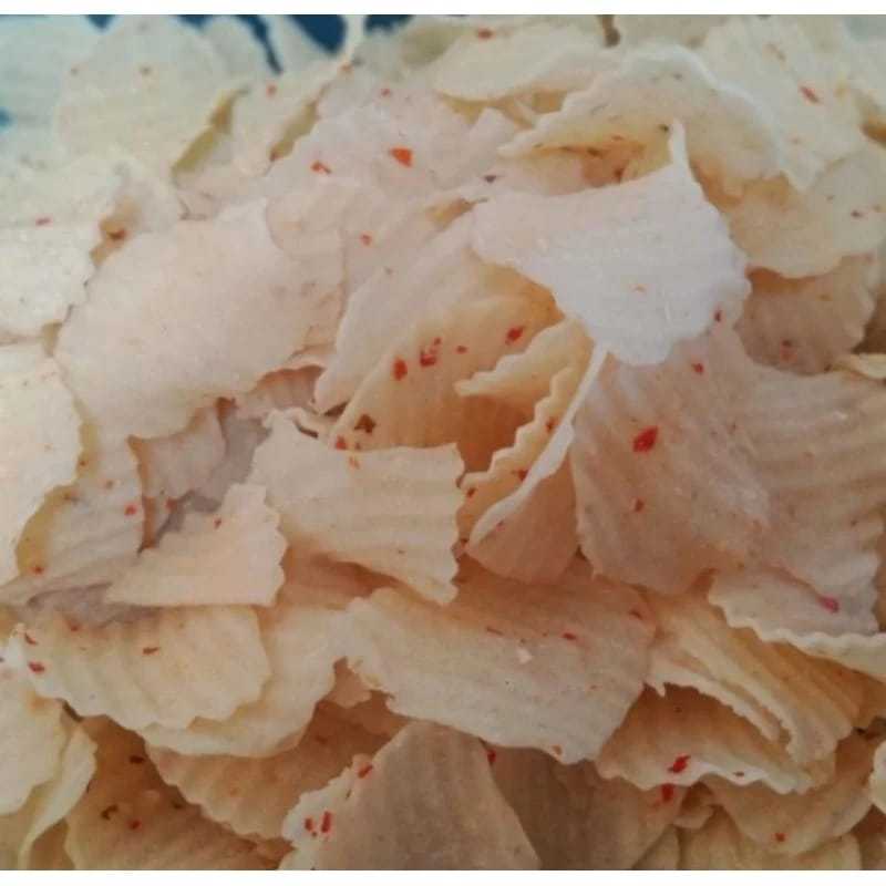 

KRIPIK PUYUR MENTAH RASA PEDAS MANIS HARGA GROSIR 1BAL[isi 5kg]