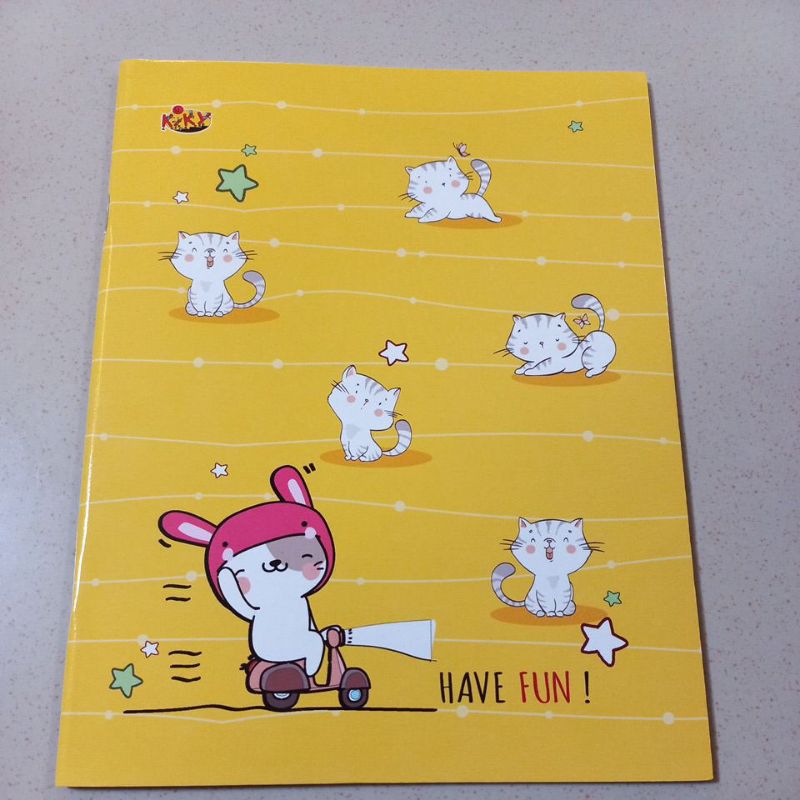 

Buku Tulis Kiky 38 Kucing Kuning Have Fun