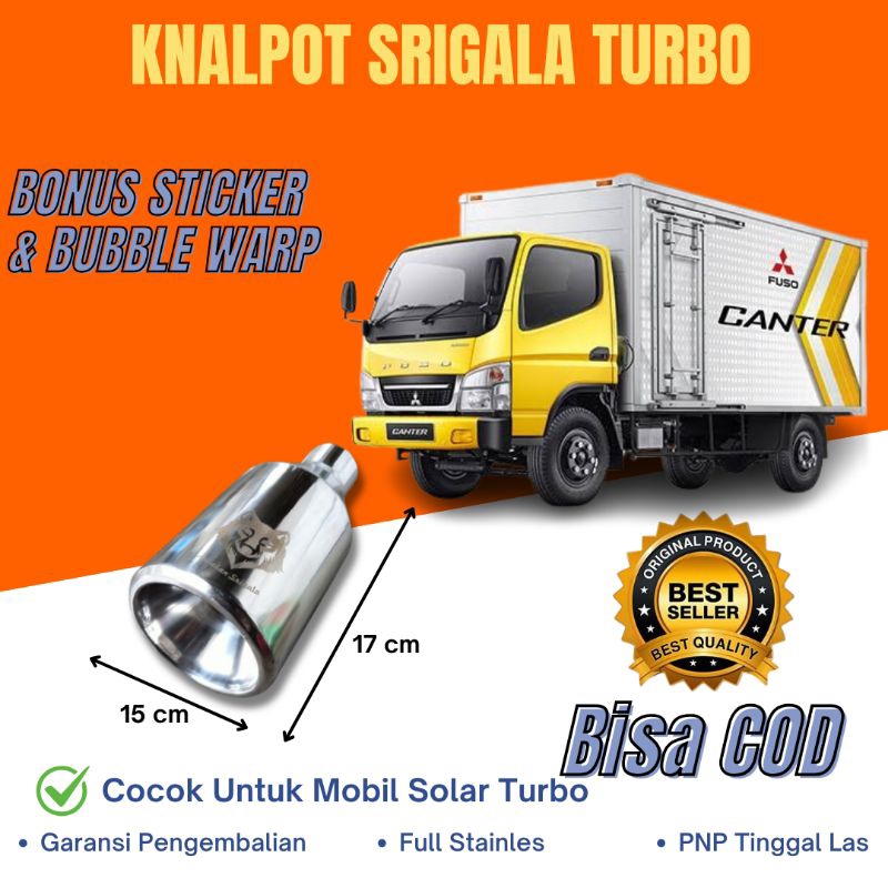 knalpot srigala canter full stainles