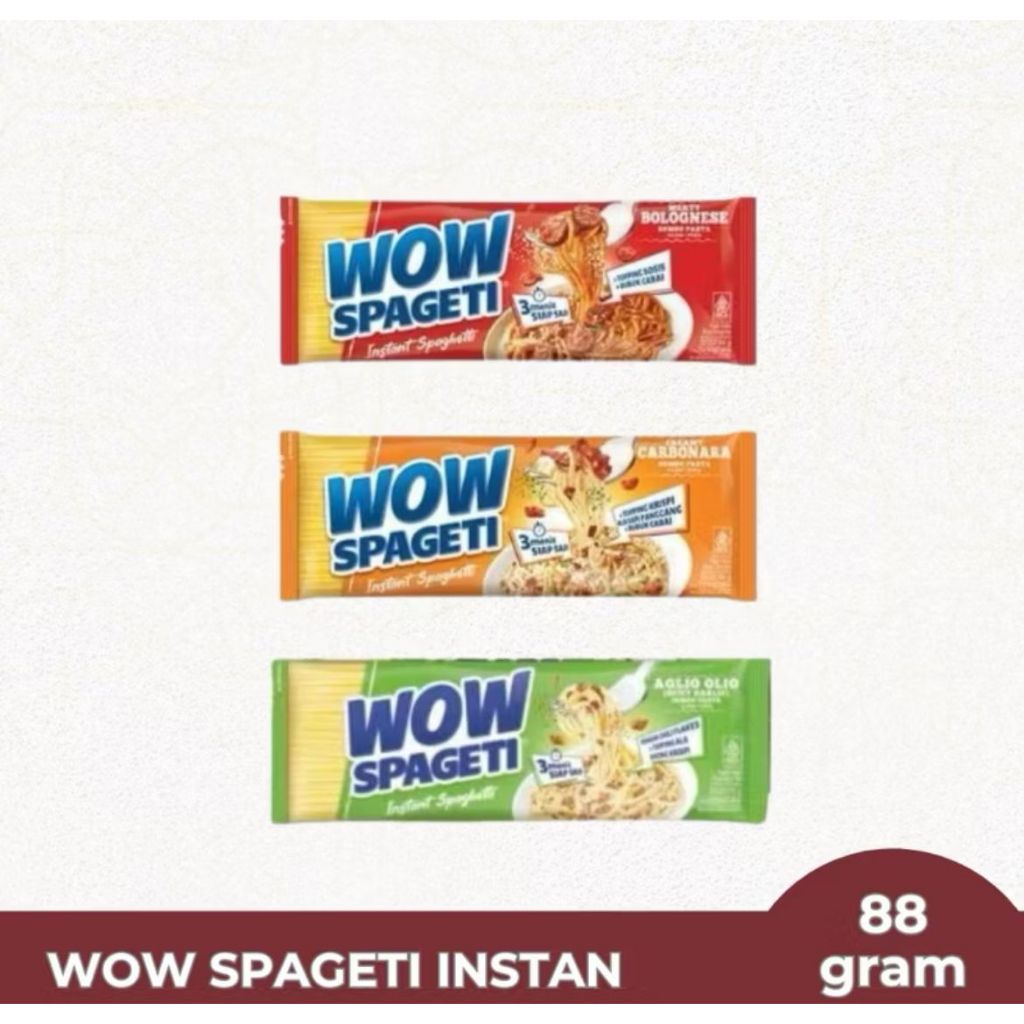 

SPAGETI WOW 88G ISI 5PCS