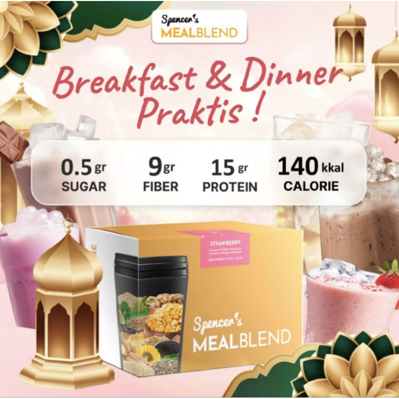 

Spencer's MealBlend-Complete Nutrition Meal Pelengkap Nutrisi Harian Alami