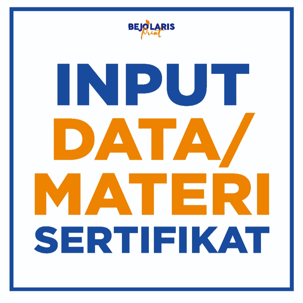 

Input Data Sertifikat Tambah Materi Sertifikat