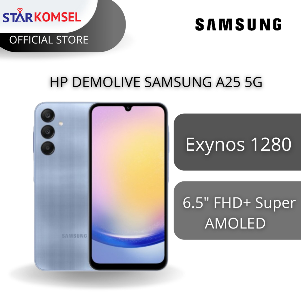 HP SECOND MULUS DEMOLIVE SAMSUNG A25 5G 8/128 HP SECOND MULUS LIKE NEW