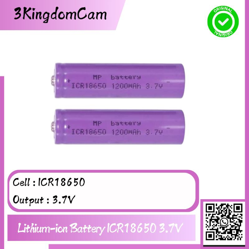 Lithium-ion Battery ICR18650 3.7V