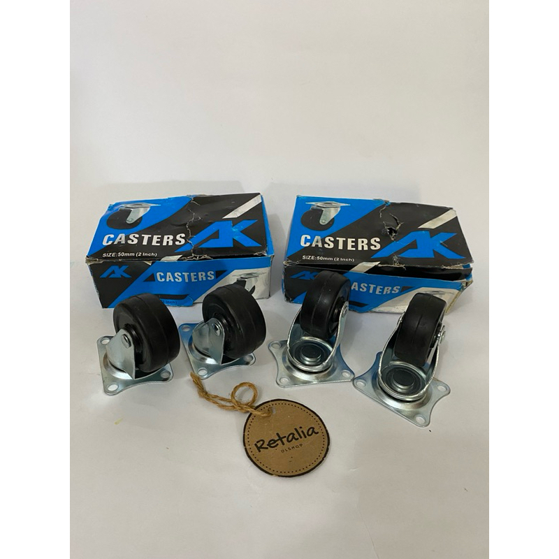 Roda Caster Roda Etalase Roda Troli 2 inch