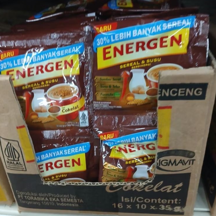 

Energen Cereal Instan 10x30/35gr 1Dus