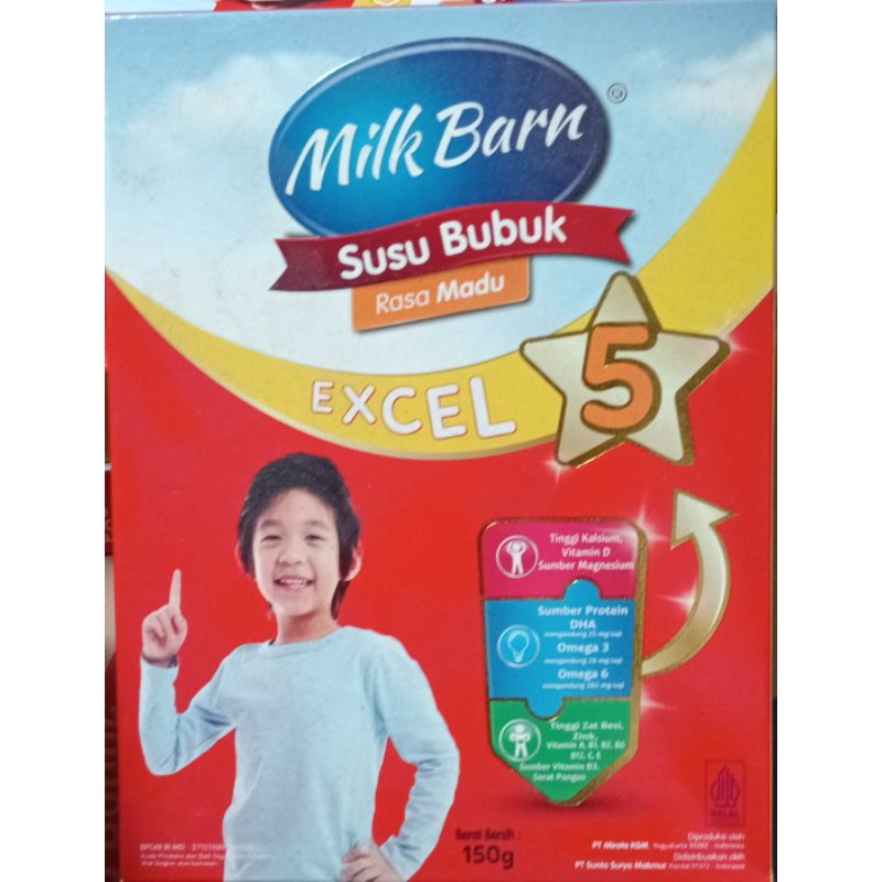 

Milkbarn - Susu Bubuk Rasa Madu - EXCEL 5 (5-12 Tahun) 150gr