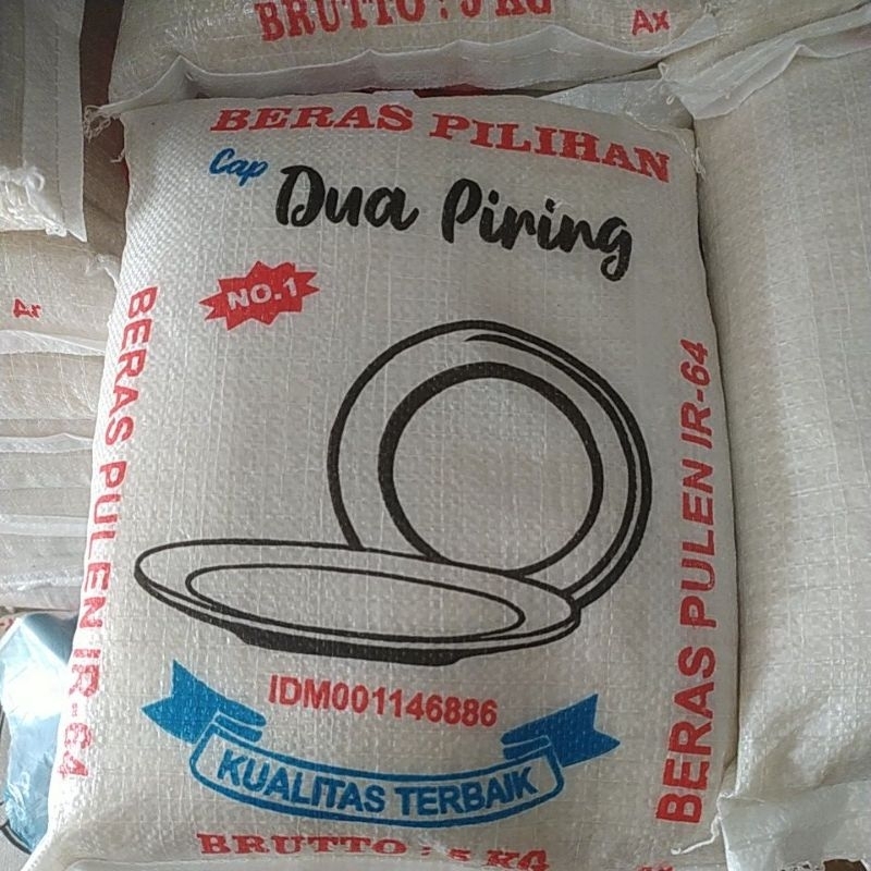 

Beras Medium, Beras Enak, Beras Pulen Cap Dua Piring 5kg