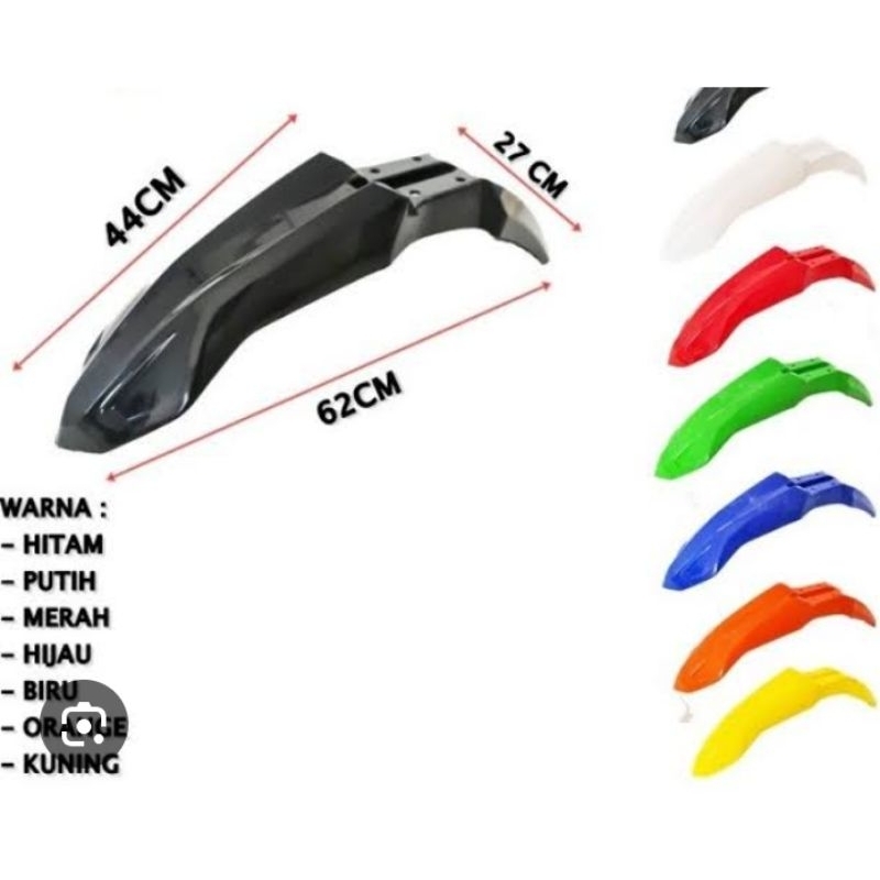 spakbor depan klx 250