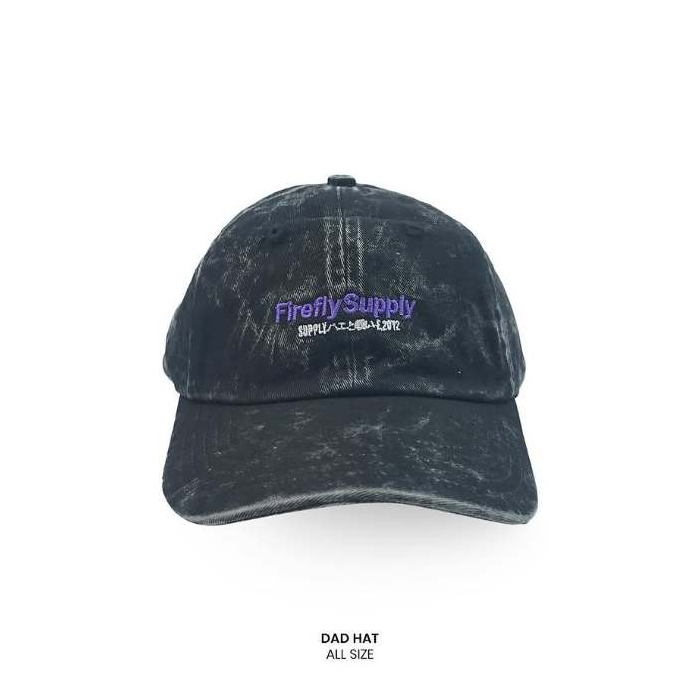 FIREFLY KICHINTO BLACK POLOCAPS WOSHING / TOPI PRIA