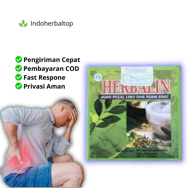 

Herbalin kapsul isi 10 sachet @4 kapsul asam urat