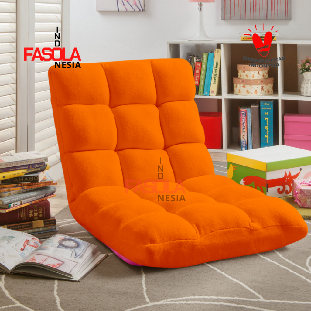 Kursi Lesehan Lantai Tatami Reclining 40 Lazysofa Lipat Sandaran Murah Viral