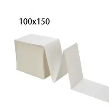 

Kertas Printer Thermal Lipat Ukuran 10 x 15 Cm Kertas Thermal Tempel 100 X 150MM Kertas termal cetak