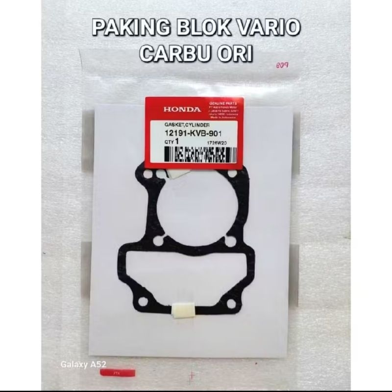 PAKING BLOCK VARIO 110 ORIGINAL 12191-KVB-901