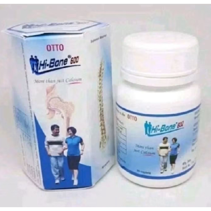 Hi Bone Hibone Calcium 600 Botol 30 Kaplet