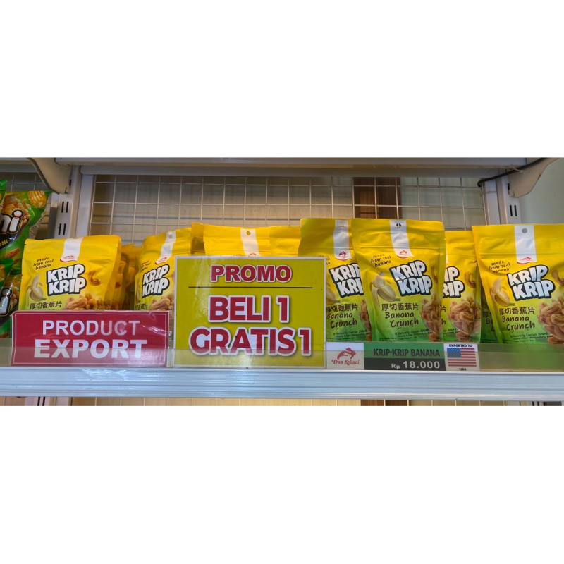 

BUY 1 GET 1 KRIP KRIP SNACK SEHAT EXPORT DUA KELINCI