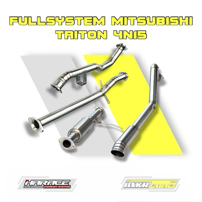FULLSYSTEM MITSUBISHI TRITON HARACE EXHAUST