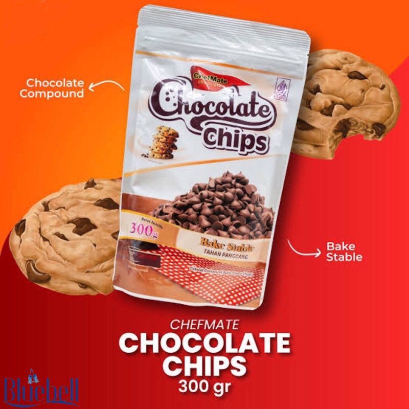 

Chefmate Choco Chips 300g Coklat Chip Tahan Panggang