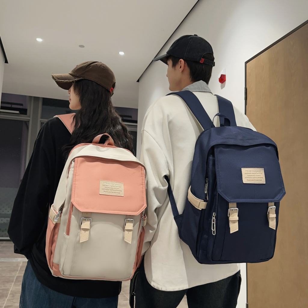 COD Tas Ransel Wanita Korean Backpack Polos  Baru Tas Ransel eiger Anak Sekolah sma remaja Perempuan