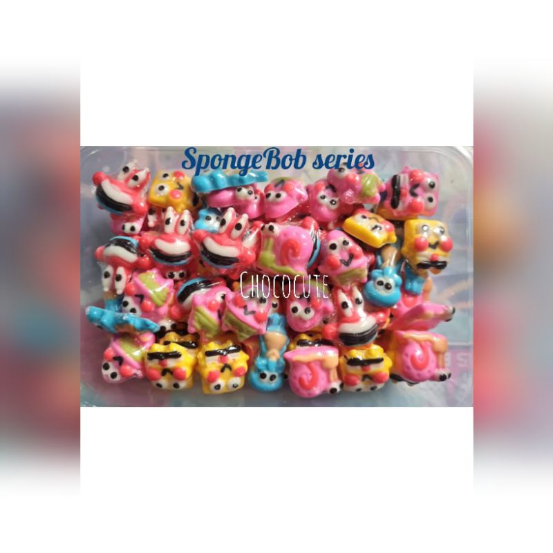 

coklat karakter mini dan imut Spongebob isi 100