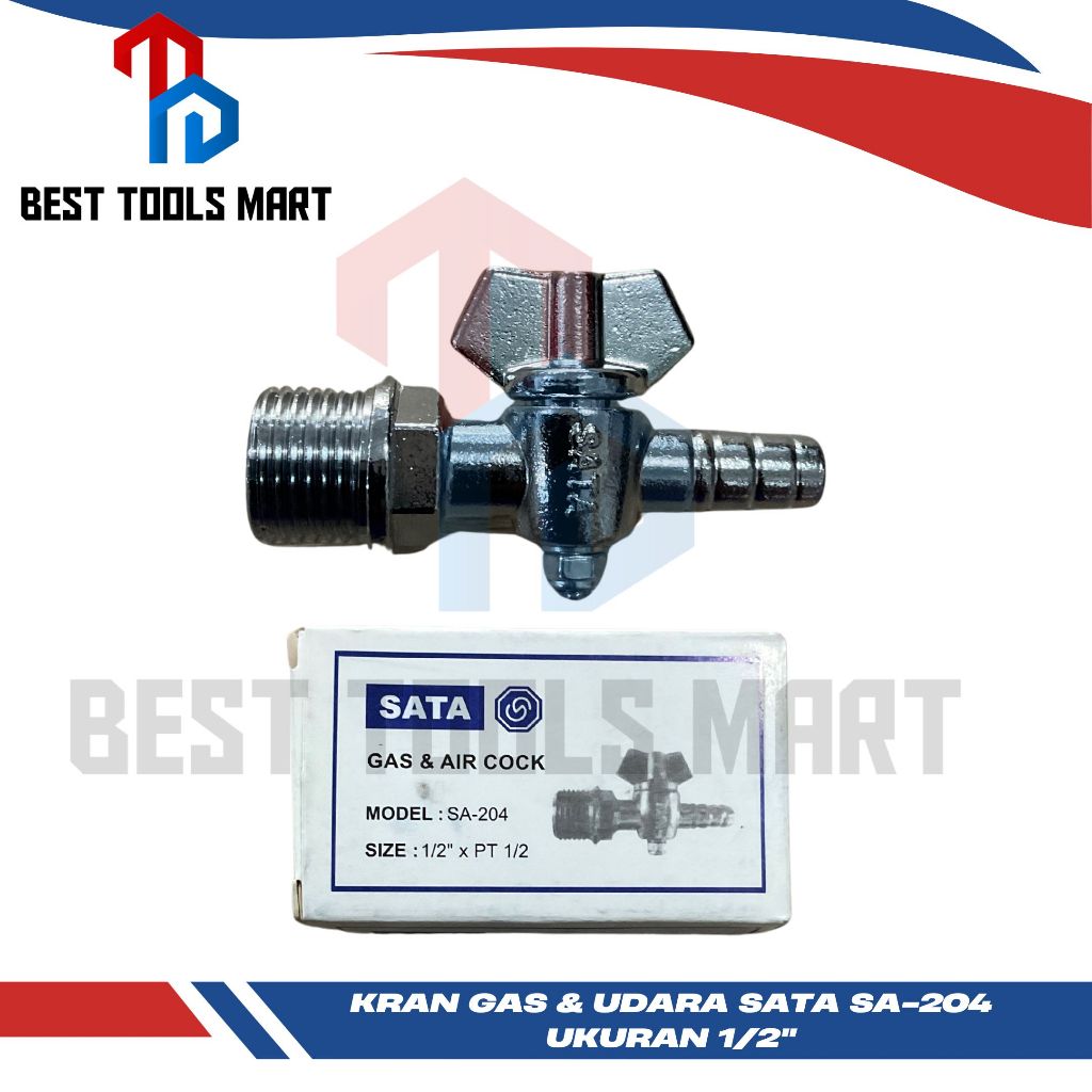 Kran gas SATA Kran Gas LPG - Kran Oven Gas Water Heater Kompor Martabak Angin kran oven gas kran gas
