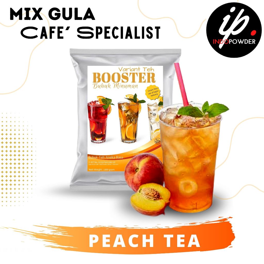 

IP Bogor - Bubuk Minuman Rasa PEACH TEA 1Kg Untuk Cafe, Waralaba dan Resto