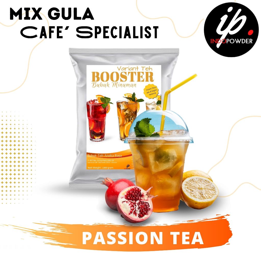 

IP Bogor - Bubuk Minuman Rasa PASSION TEA 1Kg Untuk Cafe, Waralaba dan Resto