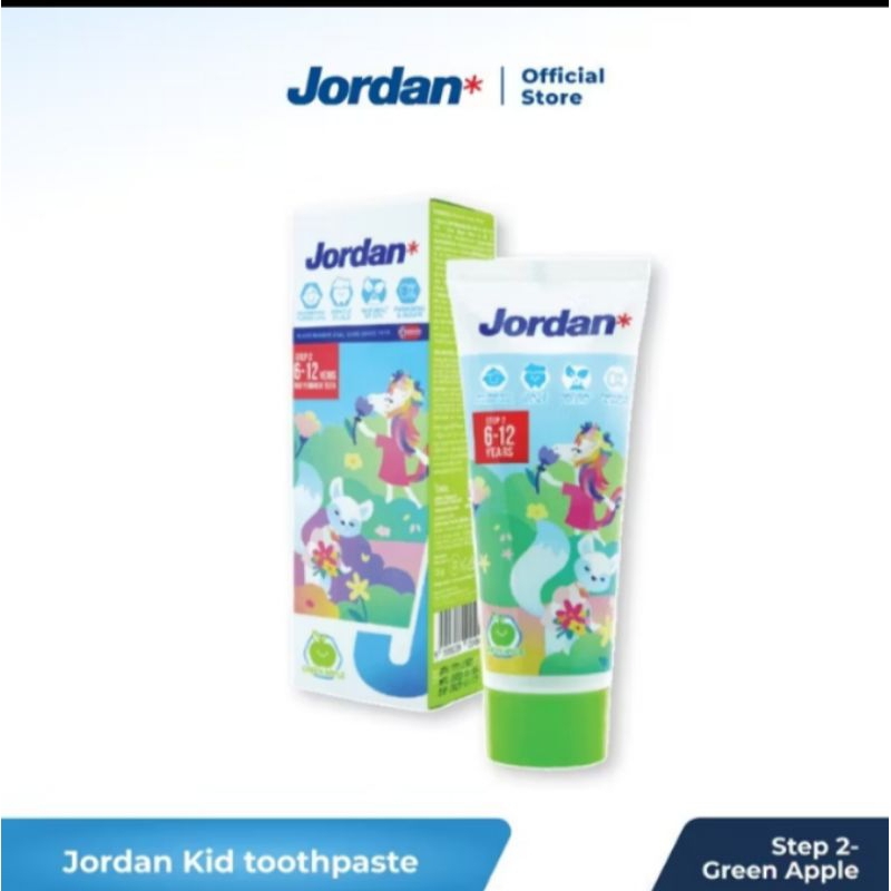 Jordan Pasta Gigi Step 2 6-12tahun Toothpaste