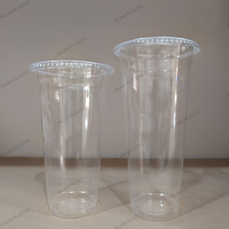 1 Dus Cup Slim 18oz 22oz Prima Cup - Cup Teh Es Jumbo - Cup Minuman Slim