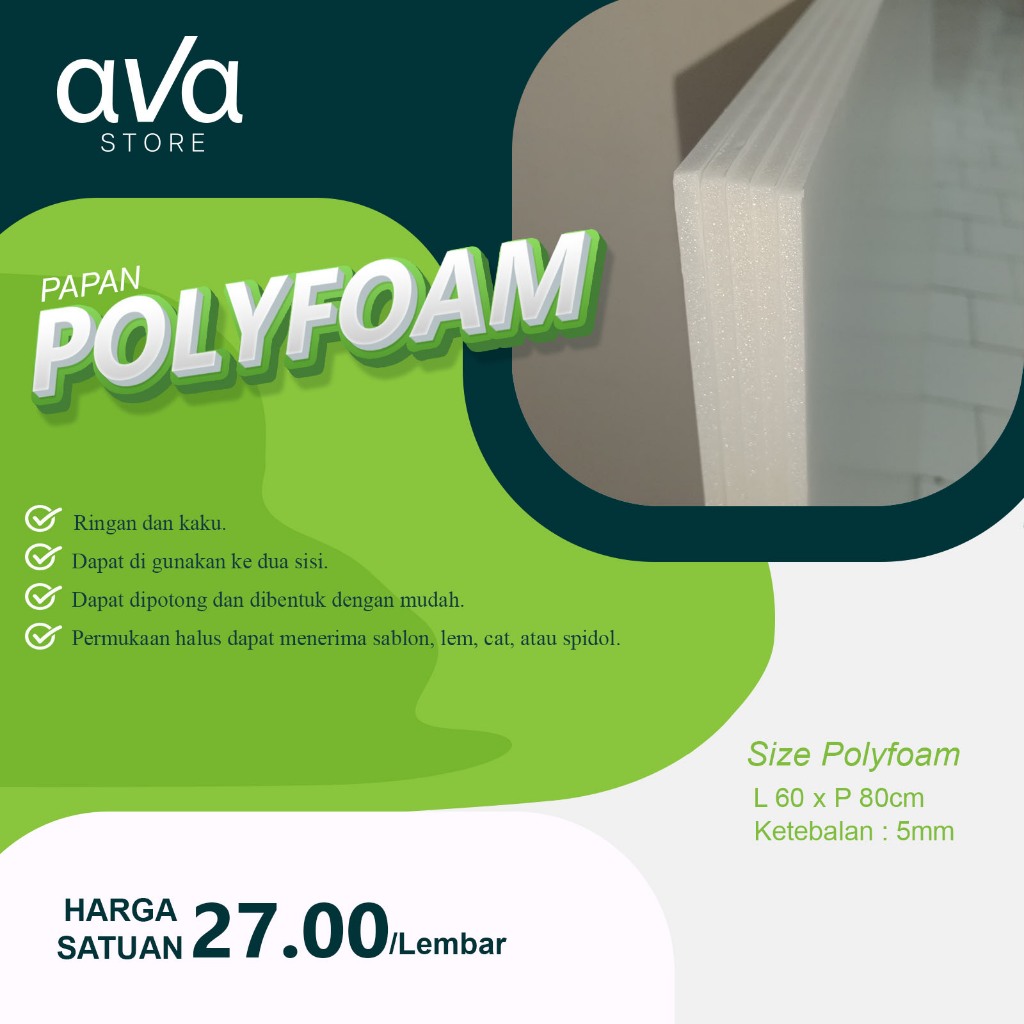 

PVC Foamboard / Polyfoam 5mm 60x80cm