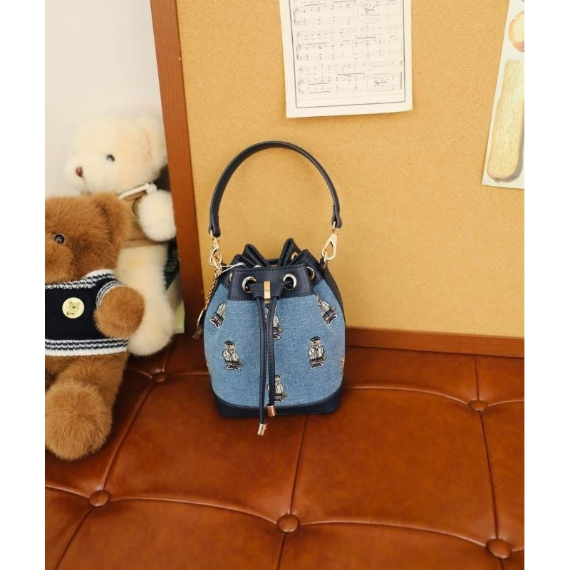 GUOO/TTWN BEAR ORIGINAL GU1267 Sling Bucket terlaris - tad sling bag terlaris wanita - tas selempang
