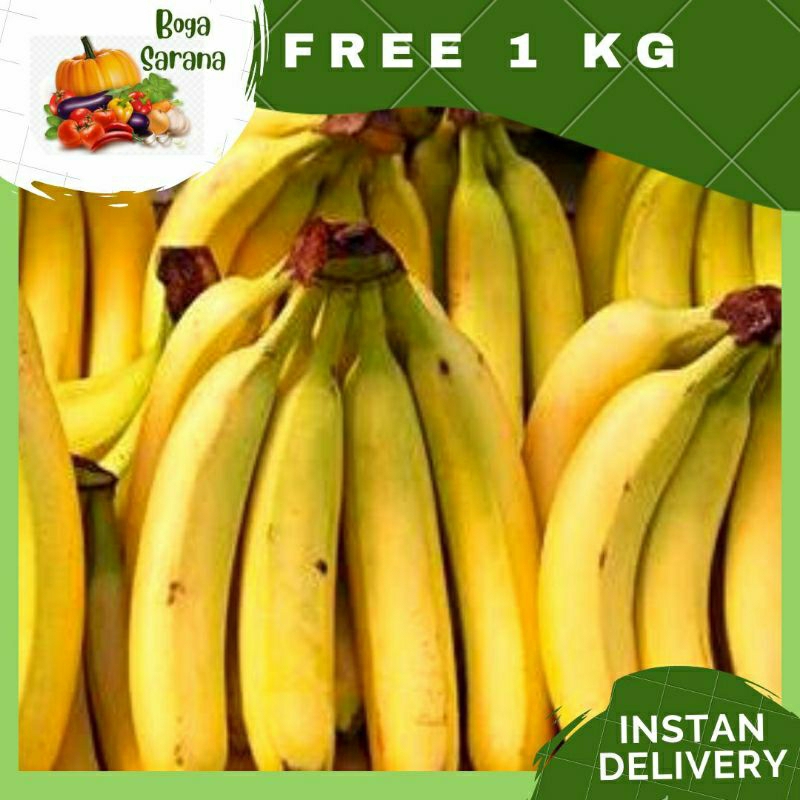 

pisang cavendis 500gr + gratis bonus