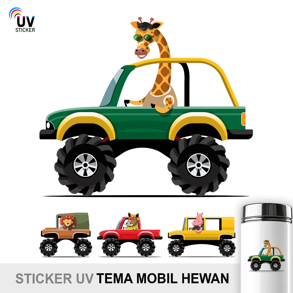 

STIKER UV - TEMA MOBIL HEWAN | STICKER UV, STICKER MOTOR, STICKER MOBIL, STICKER HELM, STICKER TUMBLER, STICKER 3D, STICKER UV DTF BY UVSticker