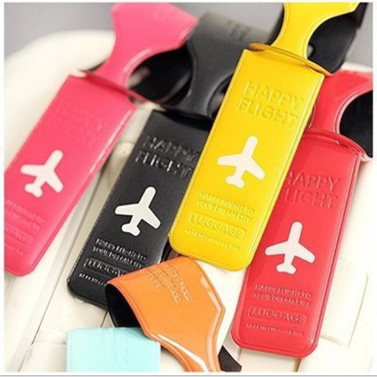 gantungan koper/luggage tag/name tag koper/name tag koper bahan plastik silicone