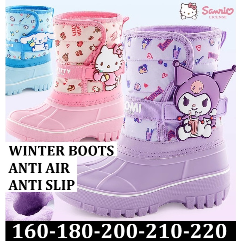 SD17 2025 Winter Boots Sepatu boot main salju musim dingin hujan waterproof anti air original bahan 