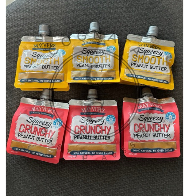 

MAYVER’S SQUEEZY PEANUT BUTTER (Smooth and Crunchy) 300g