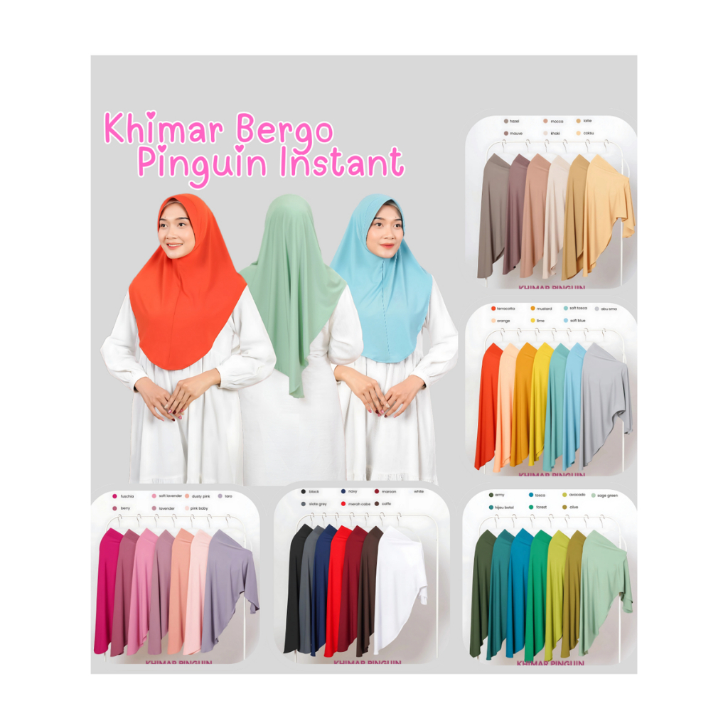 Lumire | Khimar Jersey / Khimar Pinguin Pet Antem Premium