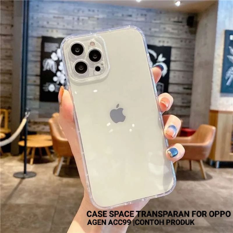 Softcase bening pelindung hp Oppo F3, F3 PLUS