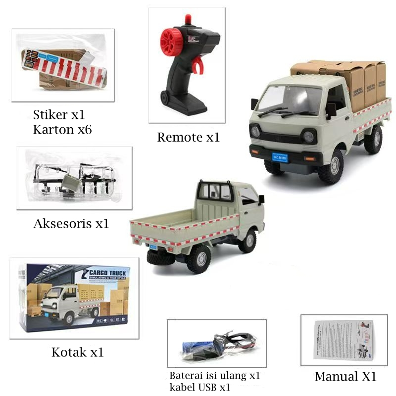 TERBARU RC SUZUKI PICKUP 2.4GHZ MOBIL REMOTE CONTROL MAINAN ANAK SPEED RC TRUCK 1:16 2WD MOBIL